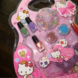 Hello Kitty Fashion Girls Makeup Beauty Cosmetic Set Safety Material +3 Ages